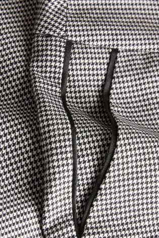 Black/White Houndstooth Trousers